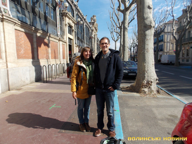 Наш водій Давид. Підвозив нас двічі за один день